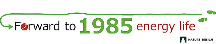 「Forward to 1985 energy life」
